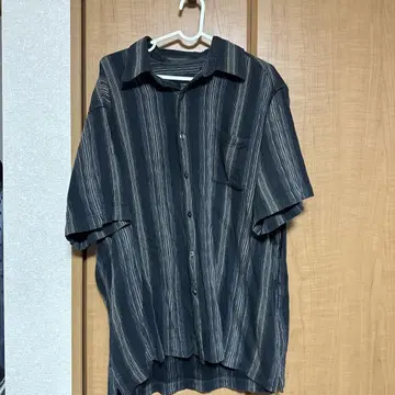 반 헤이센 스트라이프 패턴 반팔 셔츠 XL