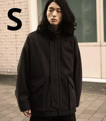 WYM 멜톤 플라이트 블루종 S 사이즈
