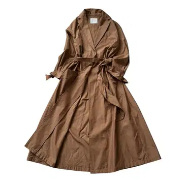 새상품급 개럴개런트 롱 코트 루즈핏 맥시 길이 카멜 벨트