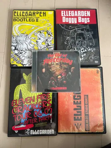 ELLEGARDEN CD DVD 세트 5장
