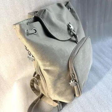 새상품급 ELLE 여성용 베이지 미니 럭색 캬바쿠라 베이지