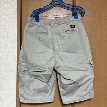 Dickies 베이지 카고 팬츠 하프 팬츠