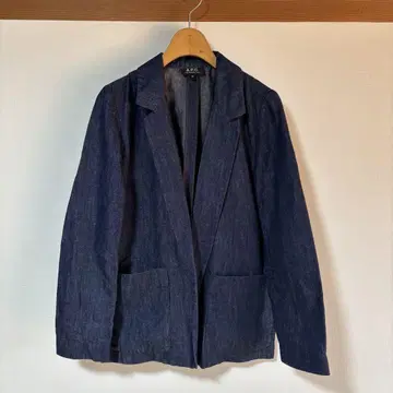 A.P.C. 테일러드 자켓 34 사이즈 다크 블루