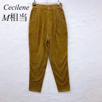 e5191 세실룬 코듀로이 테이퍼드 팬츠 M 상당 베이지 하의
