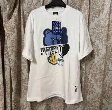 미사용 새상품 공식 NBA 팀 로고 T셔츠 멤피스 그리즐리