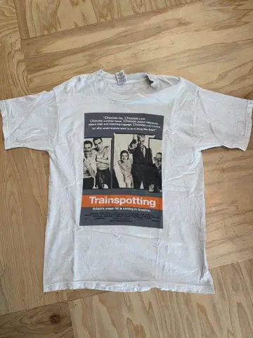 트레인스포팅 티셔츠 L 사이즈 90's 빈티지