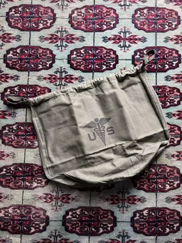 미군 방출품 빈티지 50s PATIENTS EFFECTS BAG