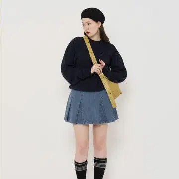 히코리 데님 미니 스커트 TINA: JOJUN