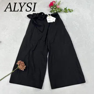 I440 미사용 새상품 택 포함 M 38 알리지 와이드 팬츠 여성용