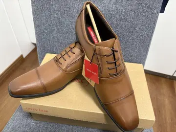텍시 럭스 브라운 레이스업 슈즈 25.5cm