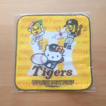 키티 한신 타이거즈 손수건 HelloKitty 헬로키티