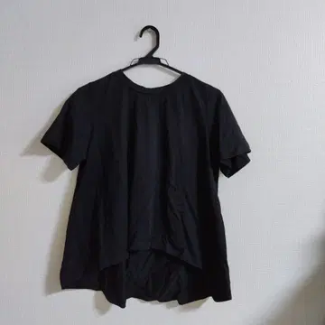 mizuiro ind 블랙 반팔 T셔츠