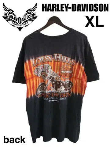 HARLEY-DAVIDSON XL T셔츠 타이다이 할리데이비슨