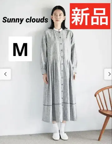 새상품 써니클라우드 pon님의 샴브레이 린넨 원피스 [ M ]