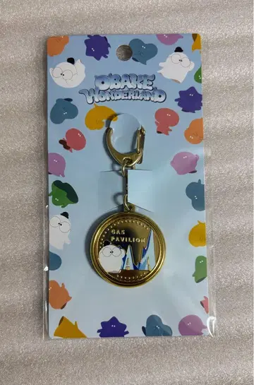 오사카 간사이 엑스포 가스 파빌리온 기념 메달 키링 밋치