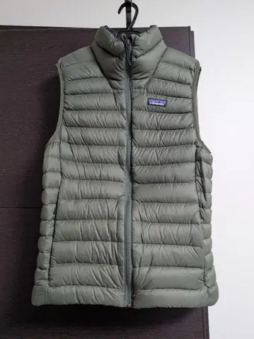 파타고니아 남성용 다운 스웨터 베스트 그린 S사이즈