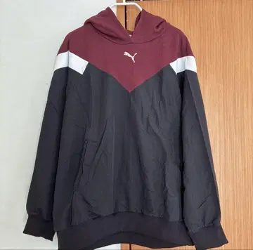 [ 한 번 착용만 ] Puma 푸마 후디 M 버건디