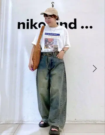 niko and - 니코앤드 엑스트라 와이드 데님 M
