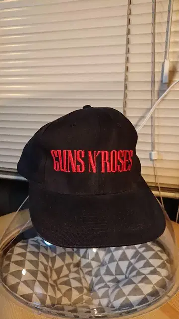 GUNS N' ROSES 빈티지 캡 블랙