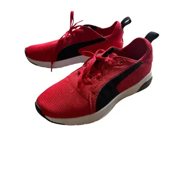 PUMA 여성용 러닝화 레드/블랙 24.5cm