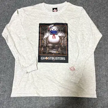 GHOSTBUSTERS 롱 슬리브 T셔츠 그레이 미사용 새상품 L 사이즈