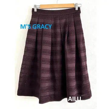 M'S GRACY 스커트 M 사이즈 38 보르도 58230