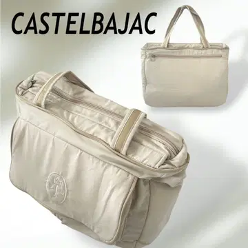 CASTELBAJAC 보스턴 백 토트 골프 스포츠 베이지 계열