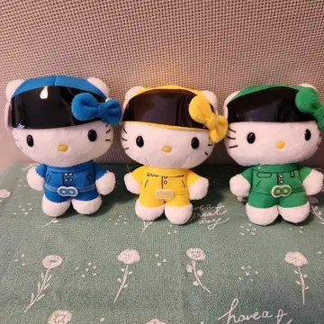 헬로키티 봉제 인형 3체 세트