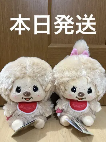 몬치치 통통 손뜨개 봉제 인형 2종 세트
