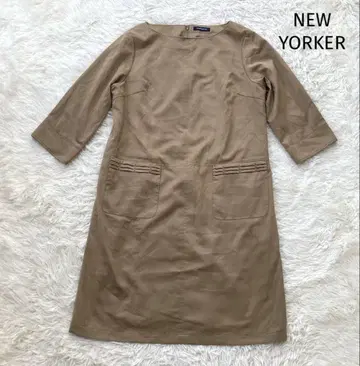 NEWYORKER 뉴요커 7부 기장 원피스 스웨이드 빅 사이즈