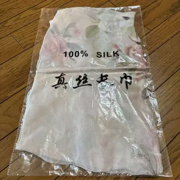 100% 실크 꽃무늬 스톨