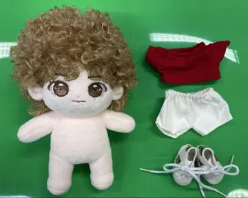 BTS V 봉제 인형 타타 15cm 마스터 의류 & 신발 세트