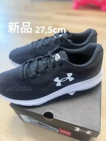 [ 새상품 ] Under Armour 0802 블랙스니커즈 27.5cm