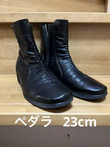 페달라 블랙 숏부츠 23cm pedara