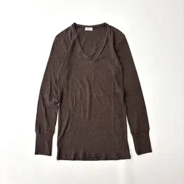 BRUNELLO CUCINELLI 큐빅 리브 티셔츠 긴팔 L