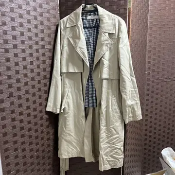 ZARA BASIC 베이지 트렌치코트 M