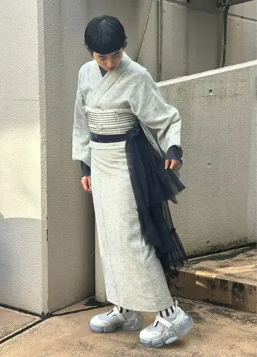 개더 시고키 튤 키모노 바이 나데시코 KIMONO ARCH