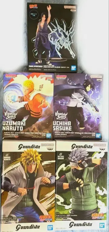 6점 NARUTO -나루토- Grandista 피규어 세트 가격 인하