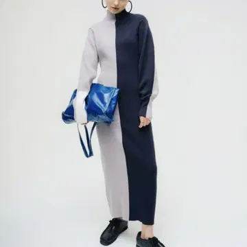 택 포함 정가 1.9만 레드 도쿄 코튼 혼방 니트 롱 원피스