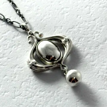 GEORG JENSEN 2013 이어 펜던트 목걸이 실버