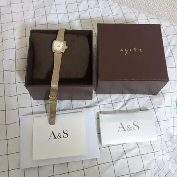 agate/아가트/스퀘어 페이스 스와치