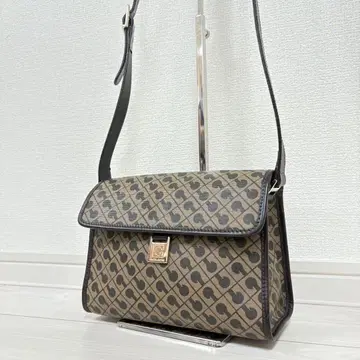 새상품급 게라르디니 숄더백 소프티 가죽 사선 골드 금장 장식