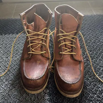 레어 개 각인 Red Wing 브라운 워크 부츠