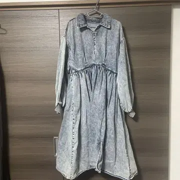 PUNYUS 데님 롱 원피스 사이즈 2