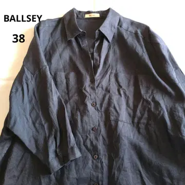 BALLSEY 보르지 린넨 100% 셔츠 38 손세탁 가능