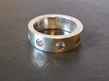 STAR JEWELRY 스타 주얼리 멀티 컬러 스톤 실버 반지