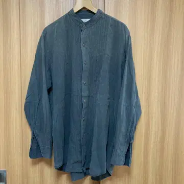 Bohemian by GRANPIE 프리 사이즈 남성용 셔츠 긴팔 블랙