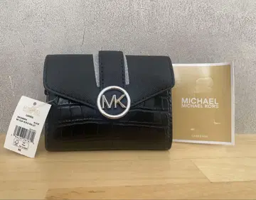 MICHAEL KORS 블랙 3단 폴더형 지갑