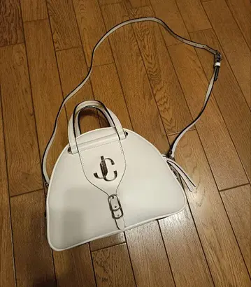 JIMMY CHOO 화이트 숄더백 핸드백