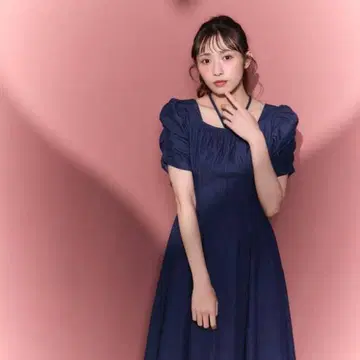 Anmille 코르셋 데님 원피스